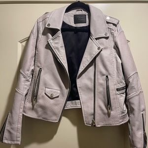 Blank NYC Grey Faux Leather Jacket 🤍